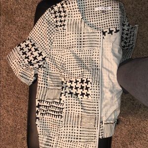 Patterned, Shortsleeved Jacket